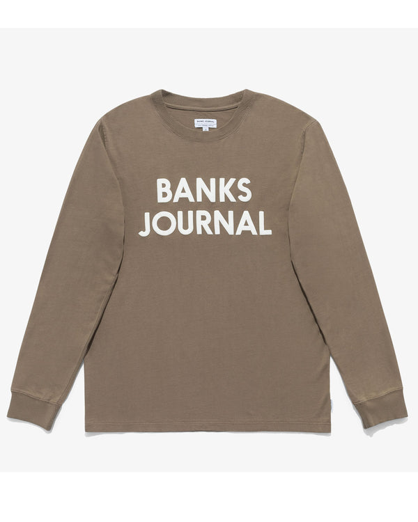 【BANKS JOURNAL】JOURNAL LS TEE