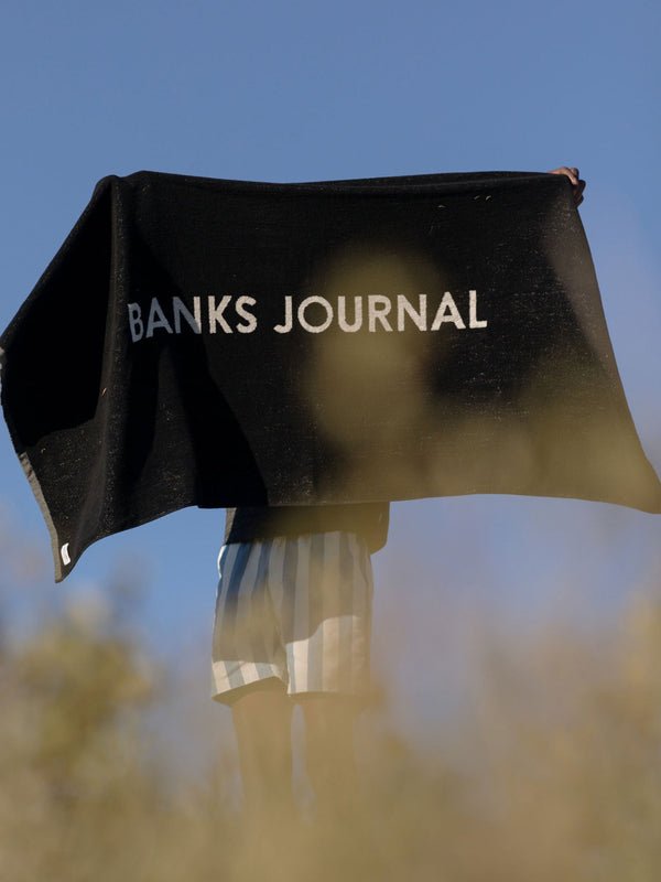 【BANKS JOURNAL】LABEL TOWEL