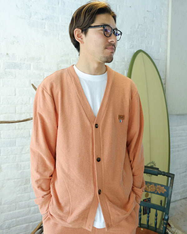 【ROIAL】SLUB PILE CARDIGAN